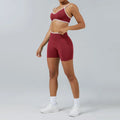 Conjunto Deportivo Seamless Short · Línea Contour - Mayoreo