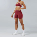 Conjunto Deportivo Seamless Short · Línea Contour - Mayoreo
